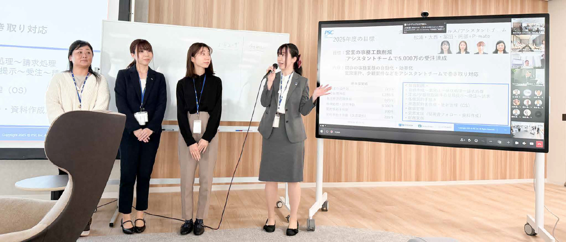 写真7: 東西営業キックオフミーティングを実施。