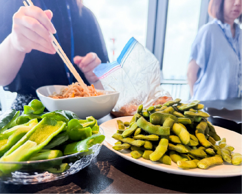 写真02: 健康イベント「野菜の日」を実施