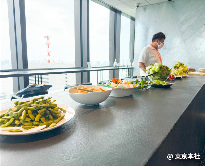 写真04: 健康イベント「野菜の日」を実施