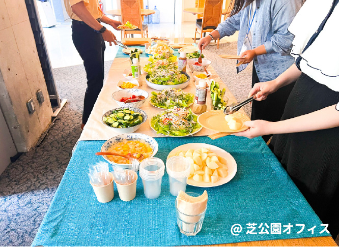 写真10: 健康イベント「野菜の日」を実施
