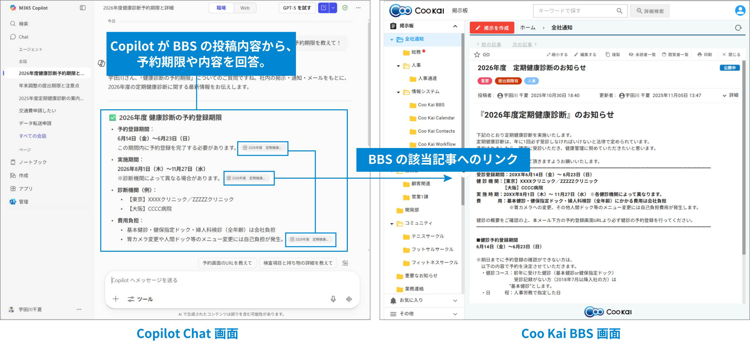 写真03: 【新機能追加】Copilot連携 │ Coo Kai BBS（掲示板）