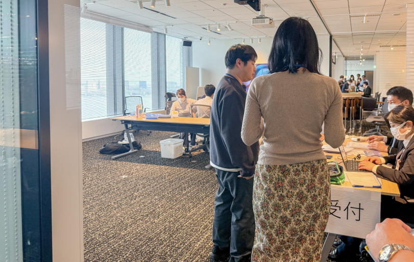 写真01: ピーエスシー東京本社でインフルエンザワクチン接種を実施