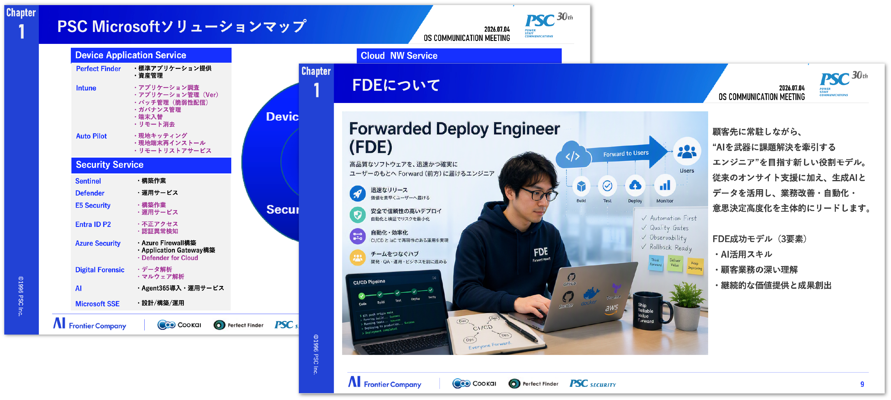 PSC Microsoftソリューションマップ